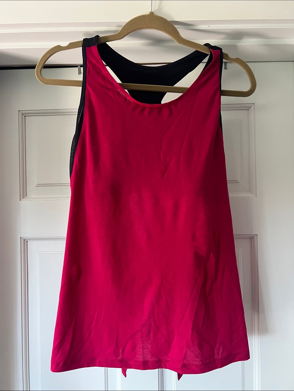 Athleta Deep Pink Racerback Tank Top